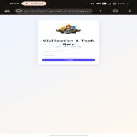 Civilization and Tech Quiz